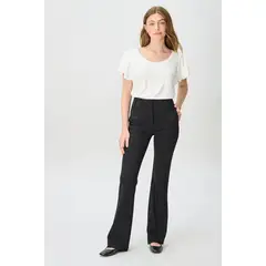 IO - Calza Lisa Casual Negro
