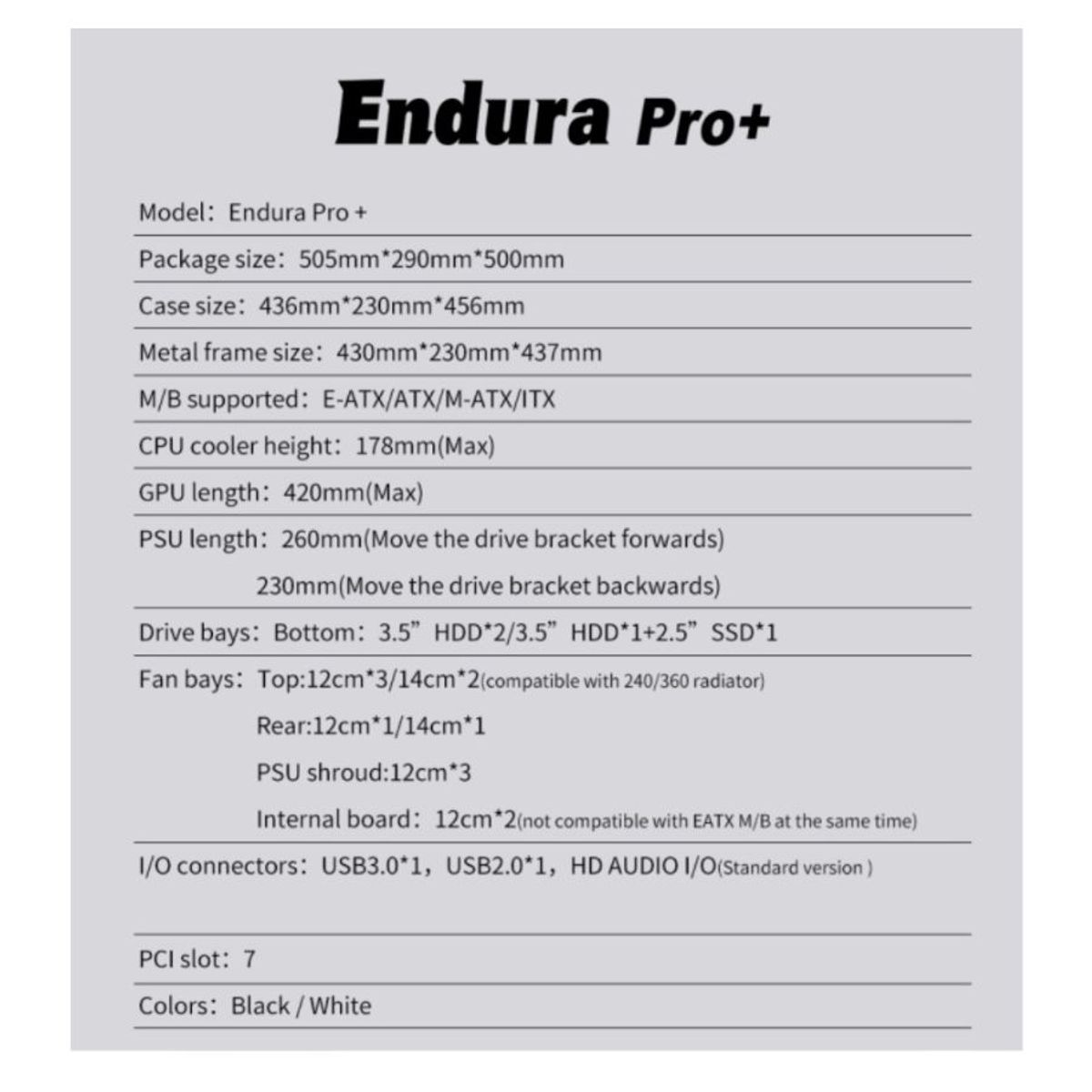 GENERICO - GABINETE ENDURA PRO WHITE SEGOTEP E-ATX