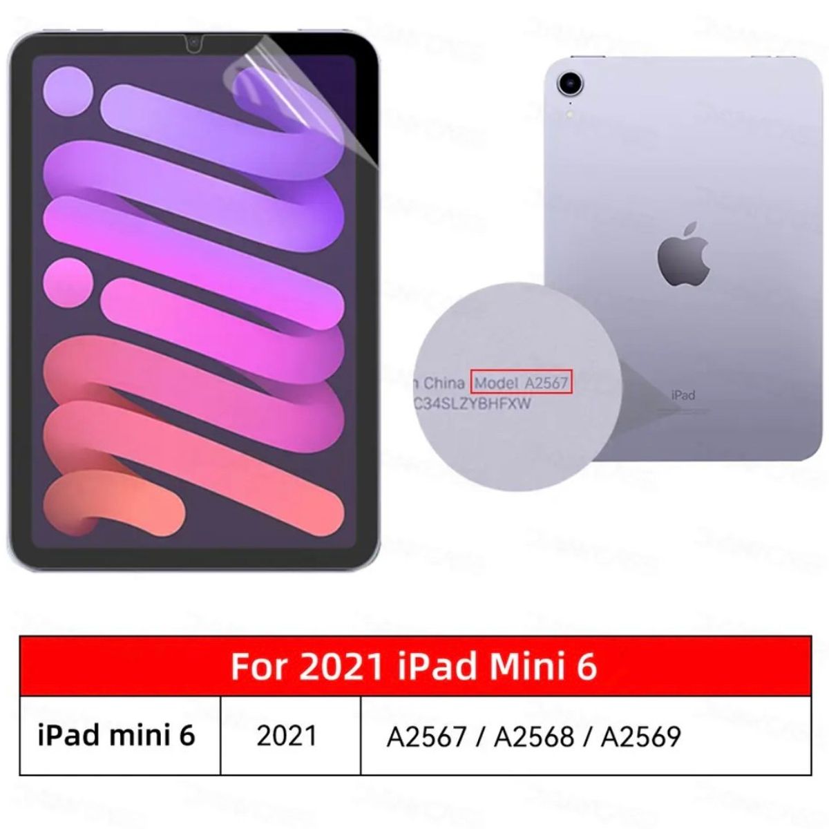 GENERICO - Fundas iPad Más Lámina De Vidrio Para iPad Mini 4-5 - Naranjo