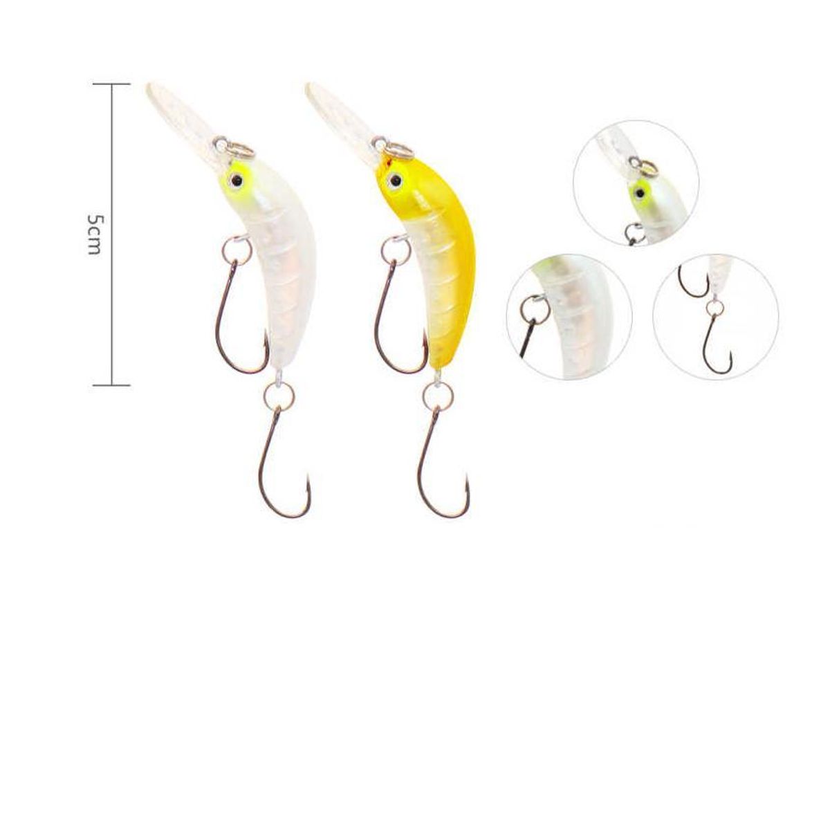 GENERICO - Pack 3 Señuelo Pesca 2.4g