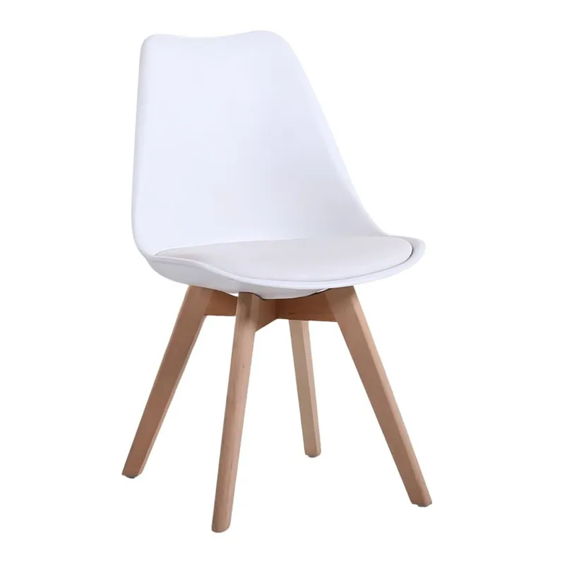 JAVIMATE - Silla Comedor Tulip Blanca