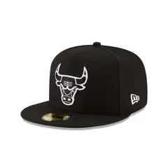 NEW ERA - Gorra 59Fifty Chicago Bulls NBA Clásicos Negro