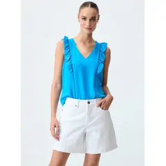 IO - Blusa Lisa Azul
