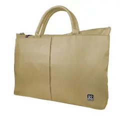KLIP XTREME - Bolso cartera KLB-450BG Amalfi Beige para notebook hasta 15,6 pulgadas