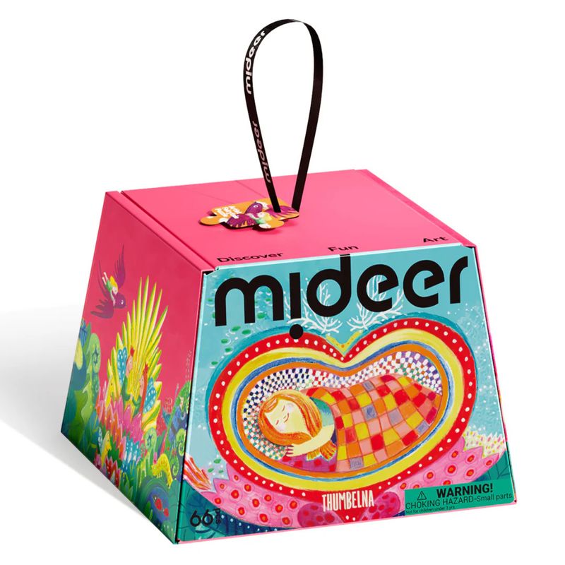 MIDEER - Puzzle artístico pulgarcita 66 piezas
