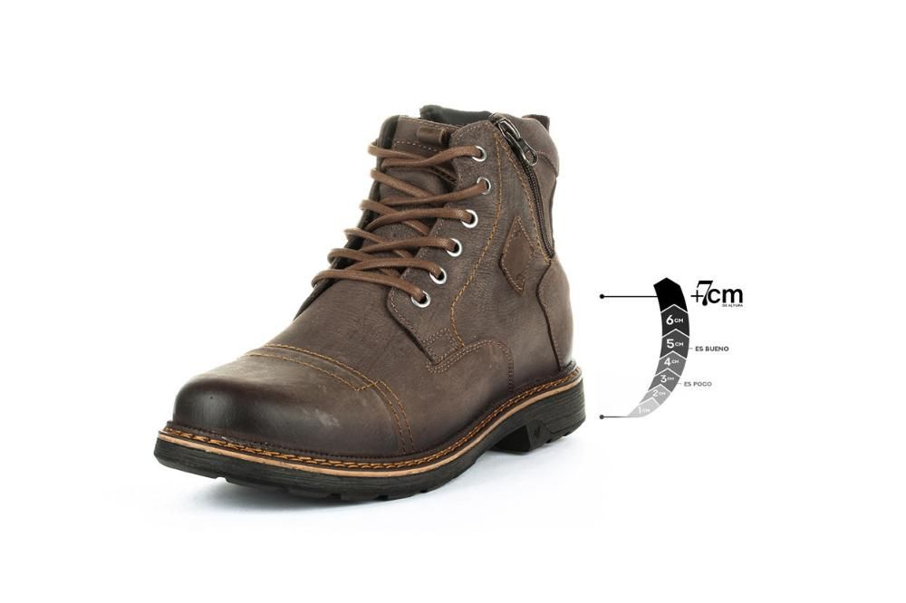 Botín Hombre Highlander Café +7cms - Café - 44