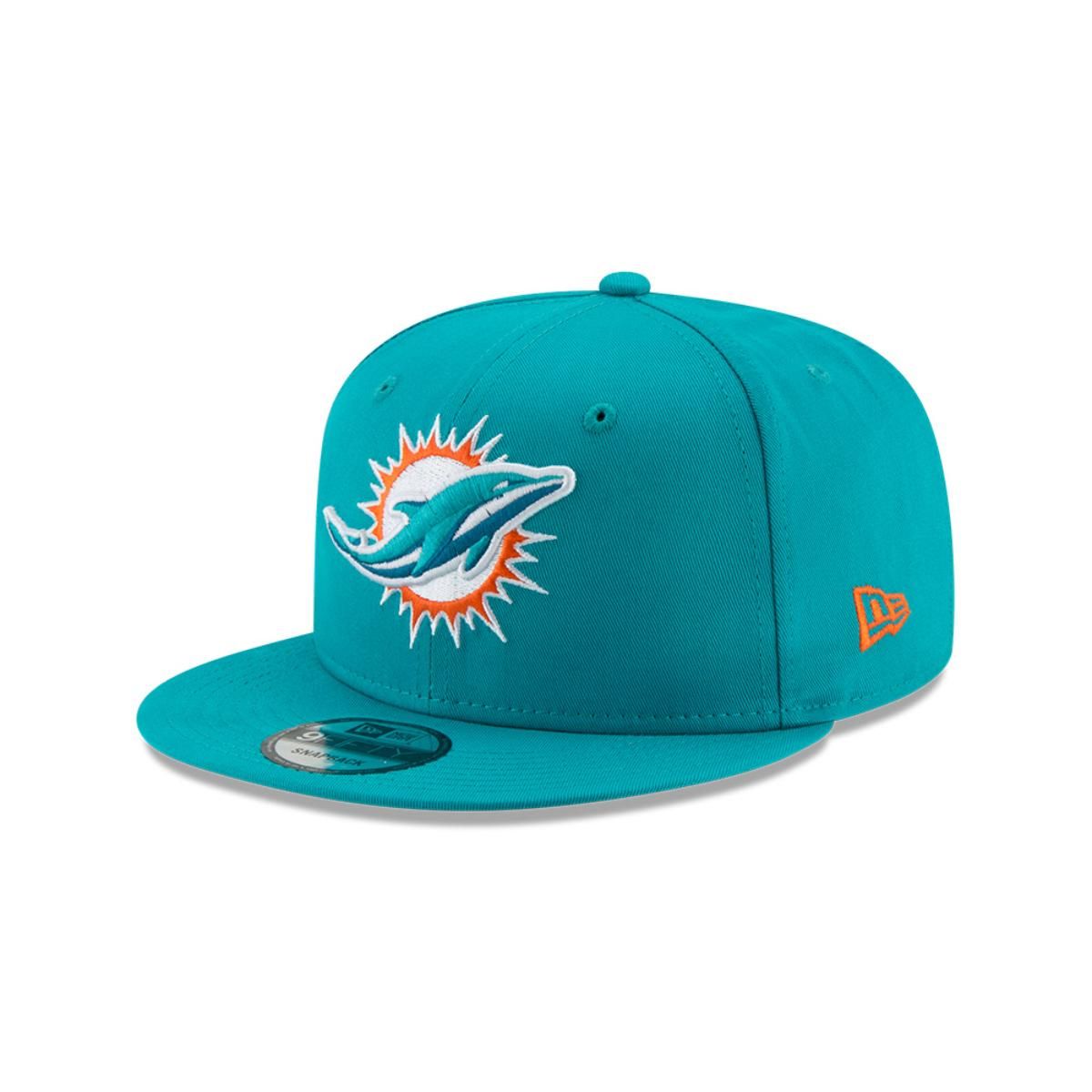NEW ERA - Gorra 9Fifty Miami Dolphins NFL Clásicos Turquesa