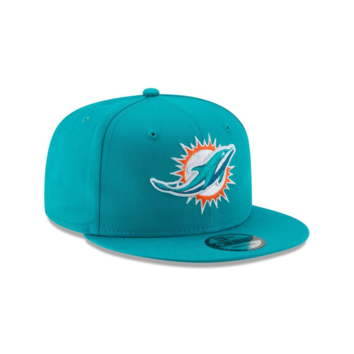 NEW ERA - Gorra 9Fifty Miami Dolphins NFL Clásicos Turquesa