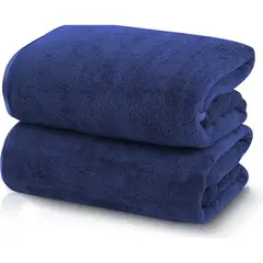 AZ AURAZEUS - Set De 2 Toallas Grande De Baño Toallon 100 x 140 Cm Microfibra Az
