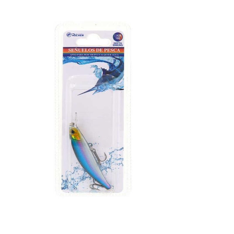 GENERICO - Pack 3 Señuelo Pesca 10G