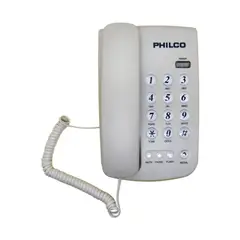 PHILCO - Teléfono Fijo De Sobremesa Blanco