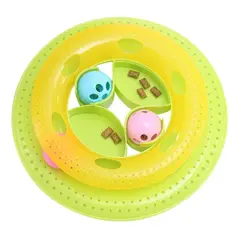 GENERICO - Plato Tazon De Comida Para Gatos Antiansiedad Con Pelotas