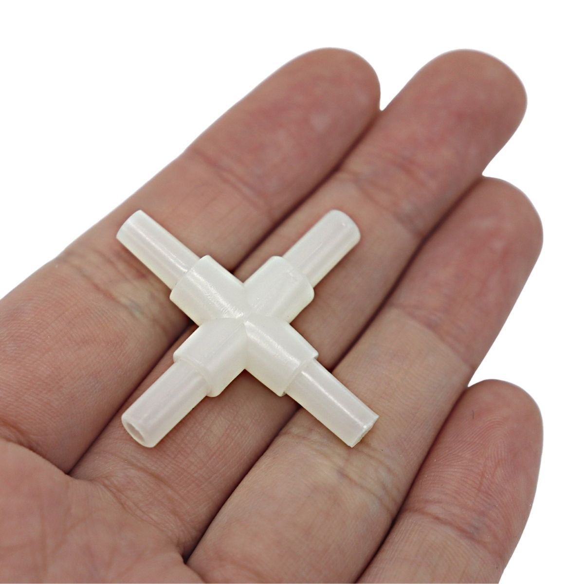 GENERICO - Conexión Cruz Blanca Para Acuarios Peceras