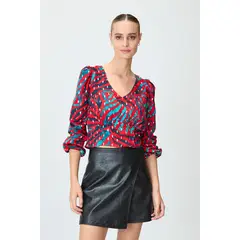 IO - Blusa Fantasia Rojo