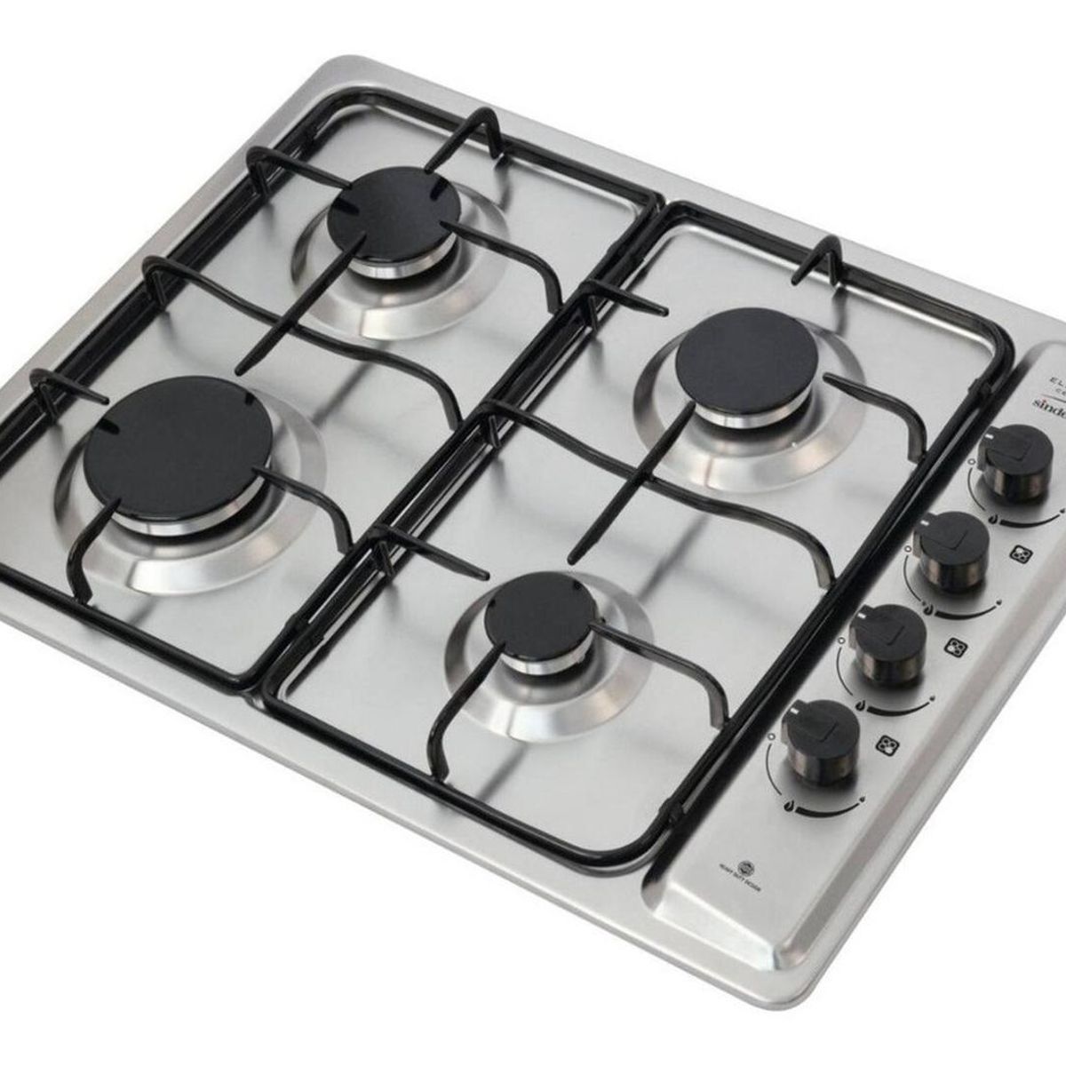 SINDELEN - Encimera A Gas 4 Platos Sindelen Inox Ceg-4600in