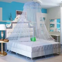 Malla Mosquitera Grande Abierta Para Cama 2 Plazas - Celeste
