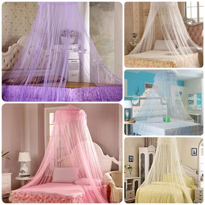 Imagen 2 del producto Malla Mosquitera Grande Abierta Para Cama 2 Plazas - Celeste