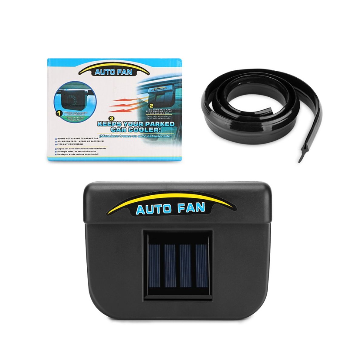 GENERICO - Ventilador Solar Para Automóvil