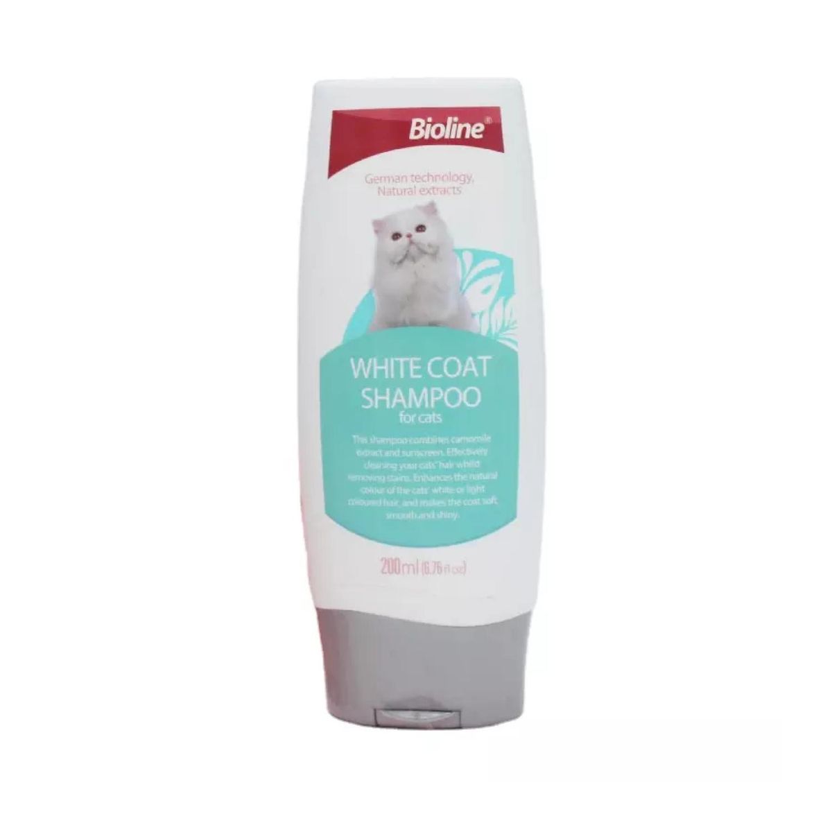 GENERICO - Shampoo Para Gatos Con Pelaje Blanco 200ml Bioline