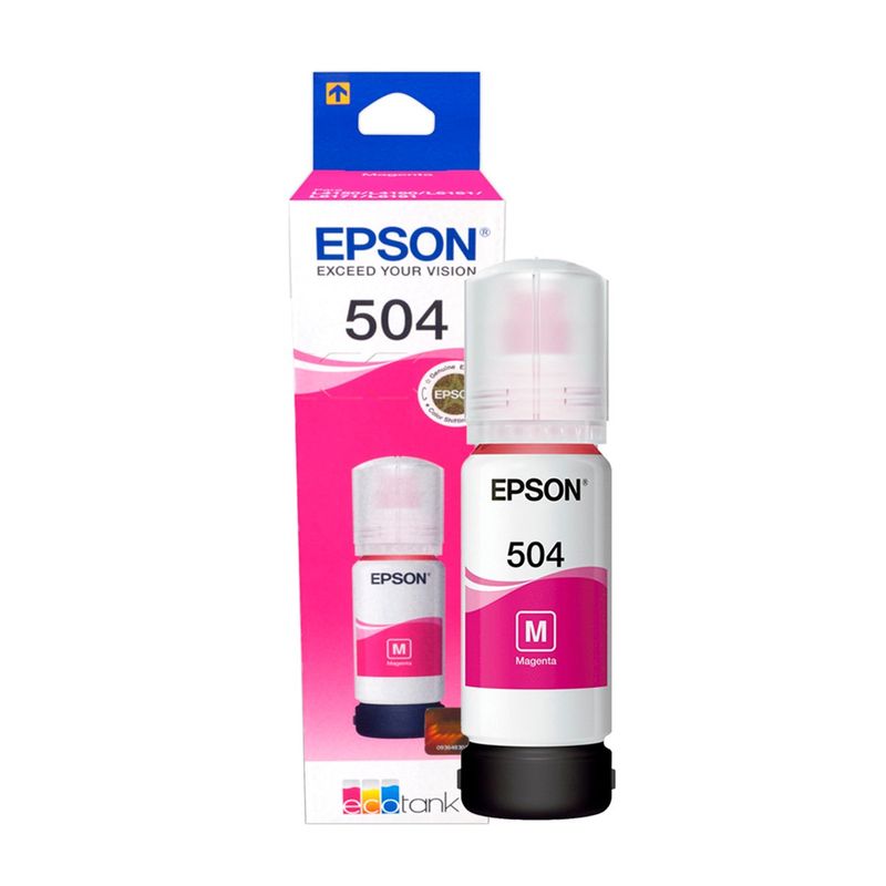 EPSON - Botella de tinta T504 Magenta 70ml