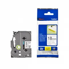 BROTHER - Cinta Etiquetadora TZE-S241 18mm Negro En Blanco