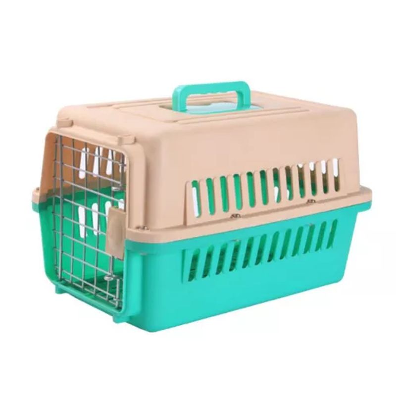 GENERICO - Caja transportadora para perro canil multicolor