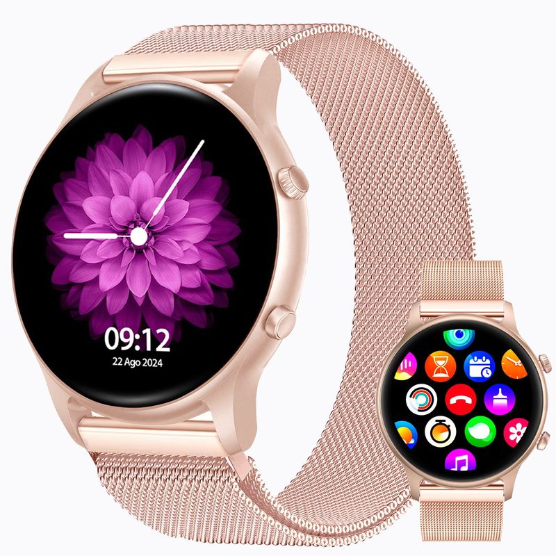 GENERICO - Reloj Inteligente Sweet Gold smartwatch Mujer  Android-iOS