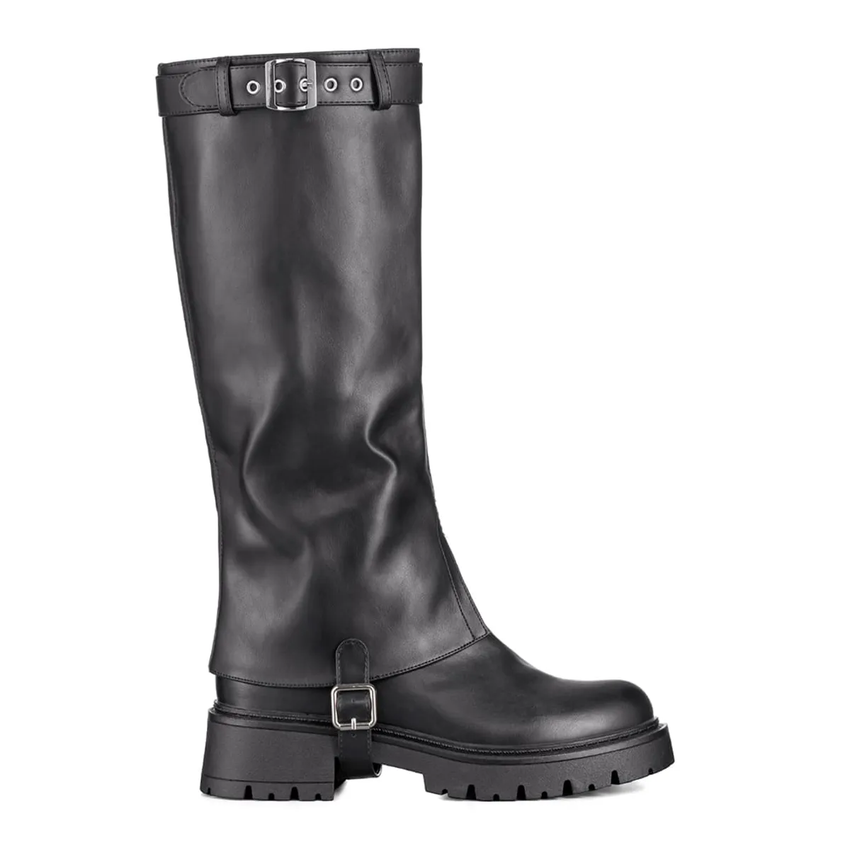 WEIDE - Bota Larga Mujer Eco Cuero De Moda Desmontable Weide CZY616