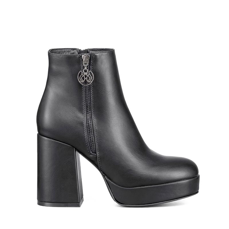 WEIDE - Botin Casual Mujer Eco Cuero Tacon Grueso Clasico Weide DH80