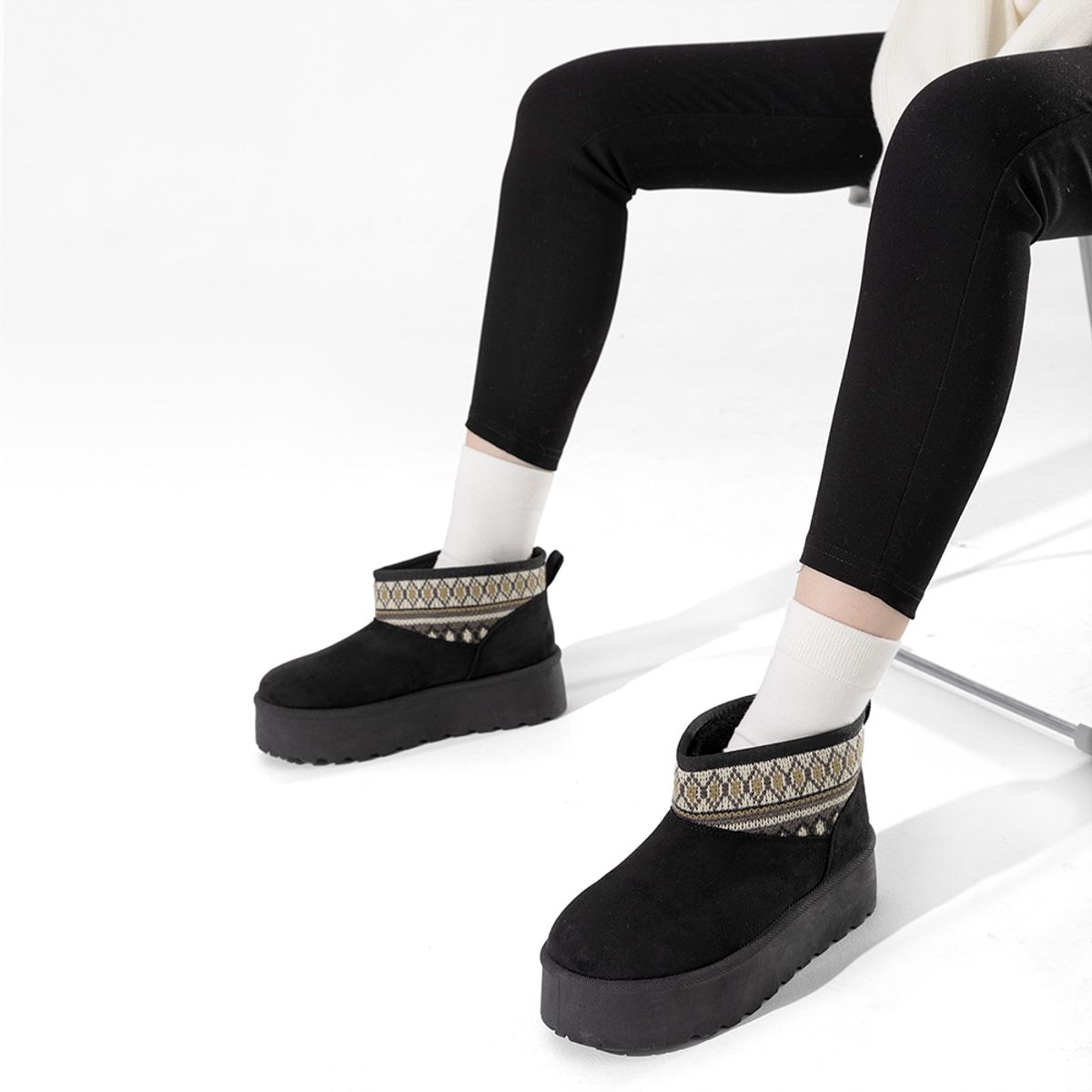 WEIDE - Botin Térmico Casual Mujer Gamuza Antideslizante Weide SL25