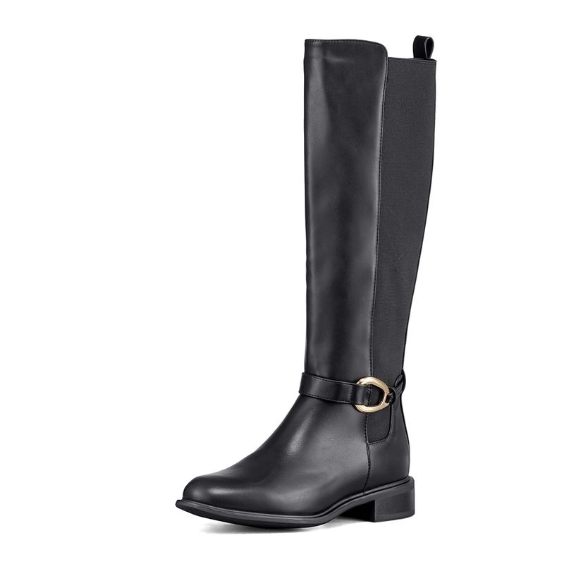 WEIDE - Bota Larga Mujer Casual Eco Cuero Moda Clasico Weide ZS70