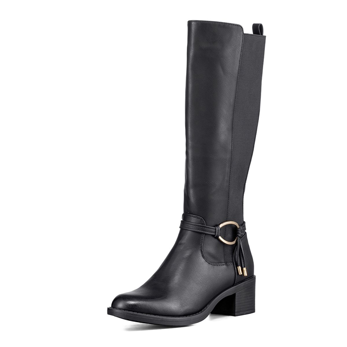 WEIDE - Bota Larga Mujer Casual Eco Cuero Tacon Grueso Weide ZS71