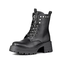 WEIDE - Botin Casual Mujer Eco Cuero Moda Vintage DH86