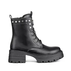 WEIDE - Botin Casual Mujer Eco Cuero Moda Vintage DH86