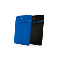KLIP XTREME - Funda reversible Negro/Azul para Notebook 15,6 pulgadas KNS-415BL