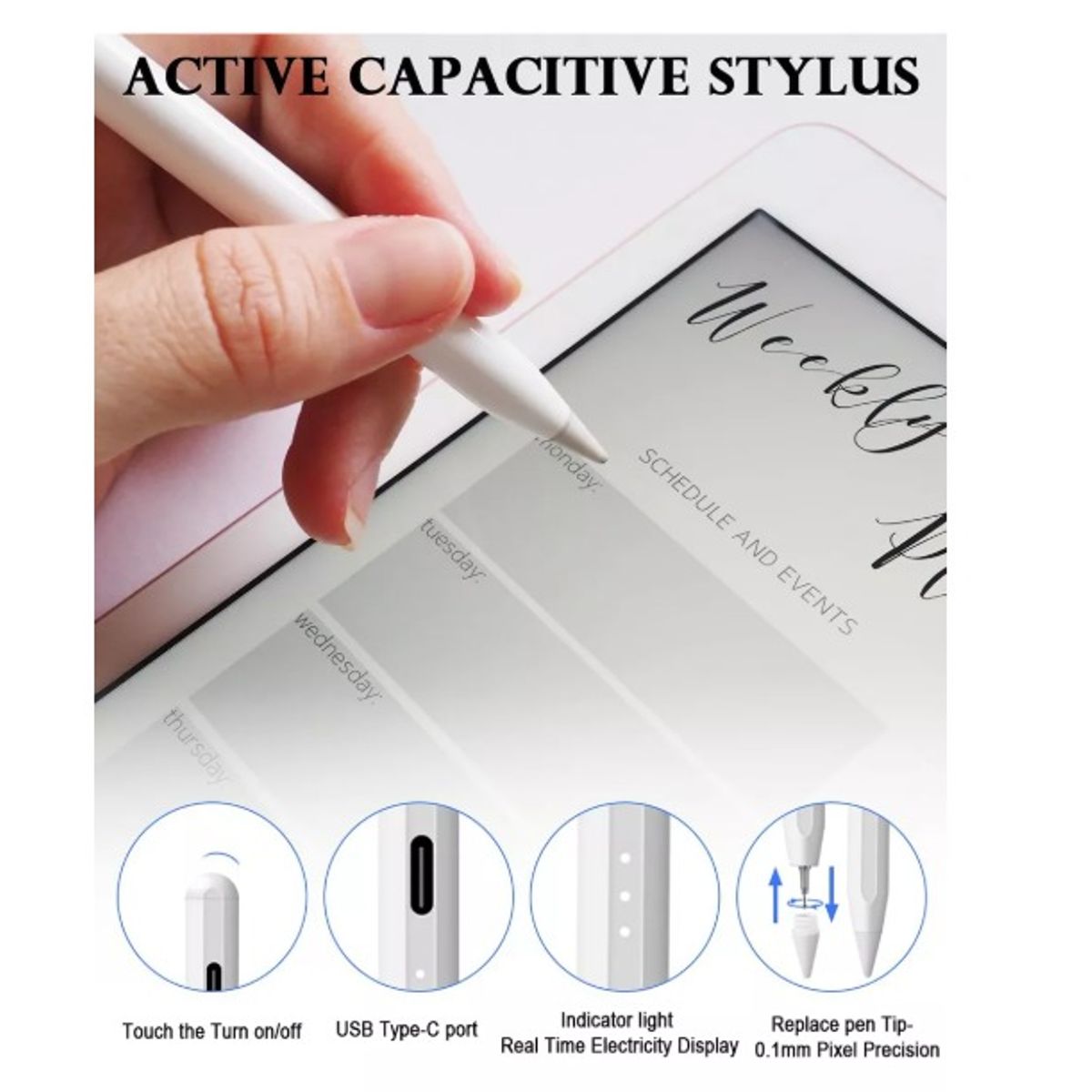 GENERICO - Lapiz Stylus Pen Para Tablet / Celular  Ios Y Android