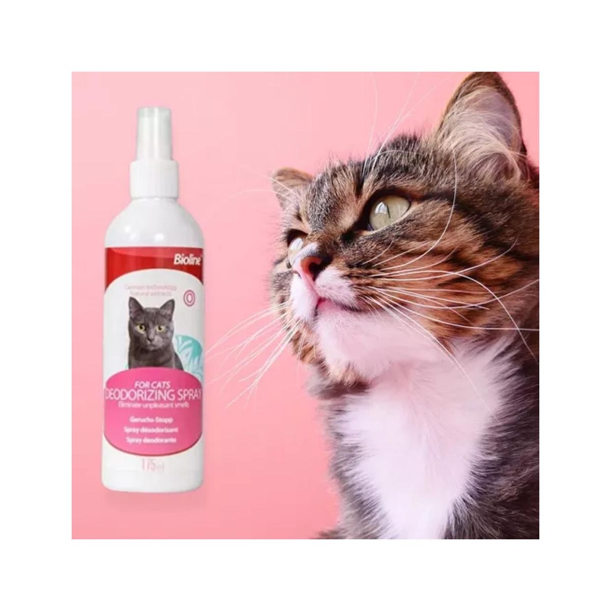 GENERICO - Spray Desodoraante Para Mascotas Gatos Bioline