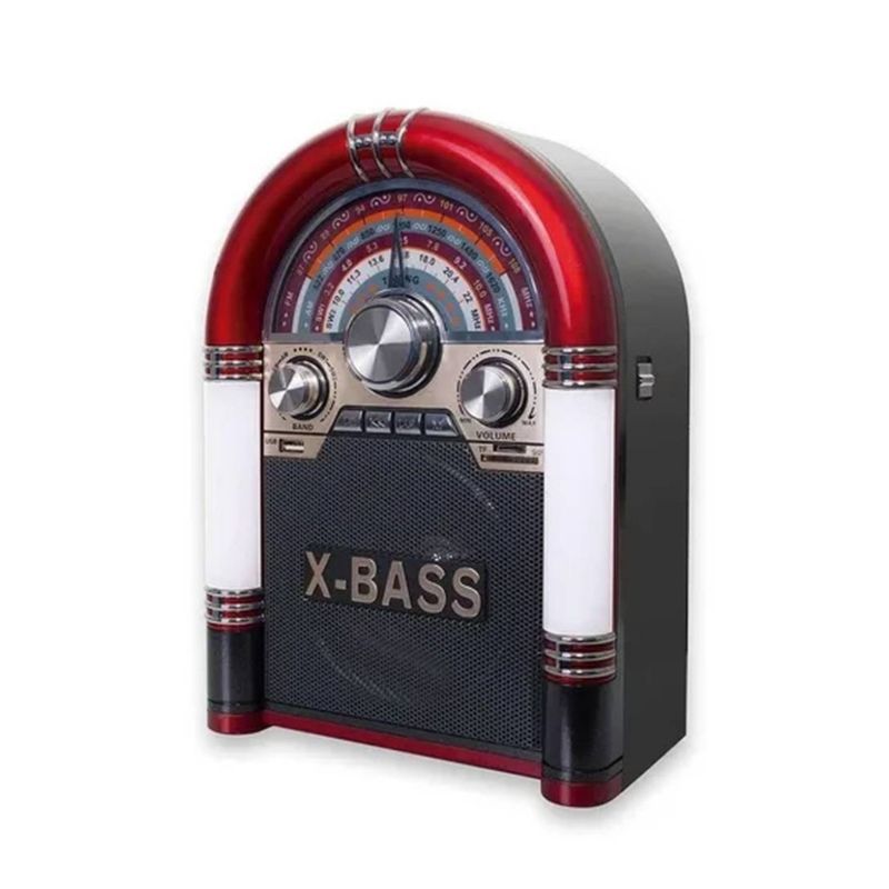 OEM - RADIO ROCKOLA FM DE 3 BANDAS CON USB-SD BATERIA RECARGABLE AUDIOPRO