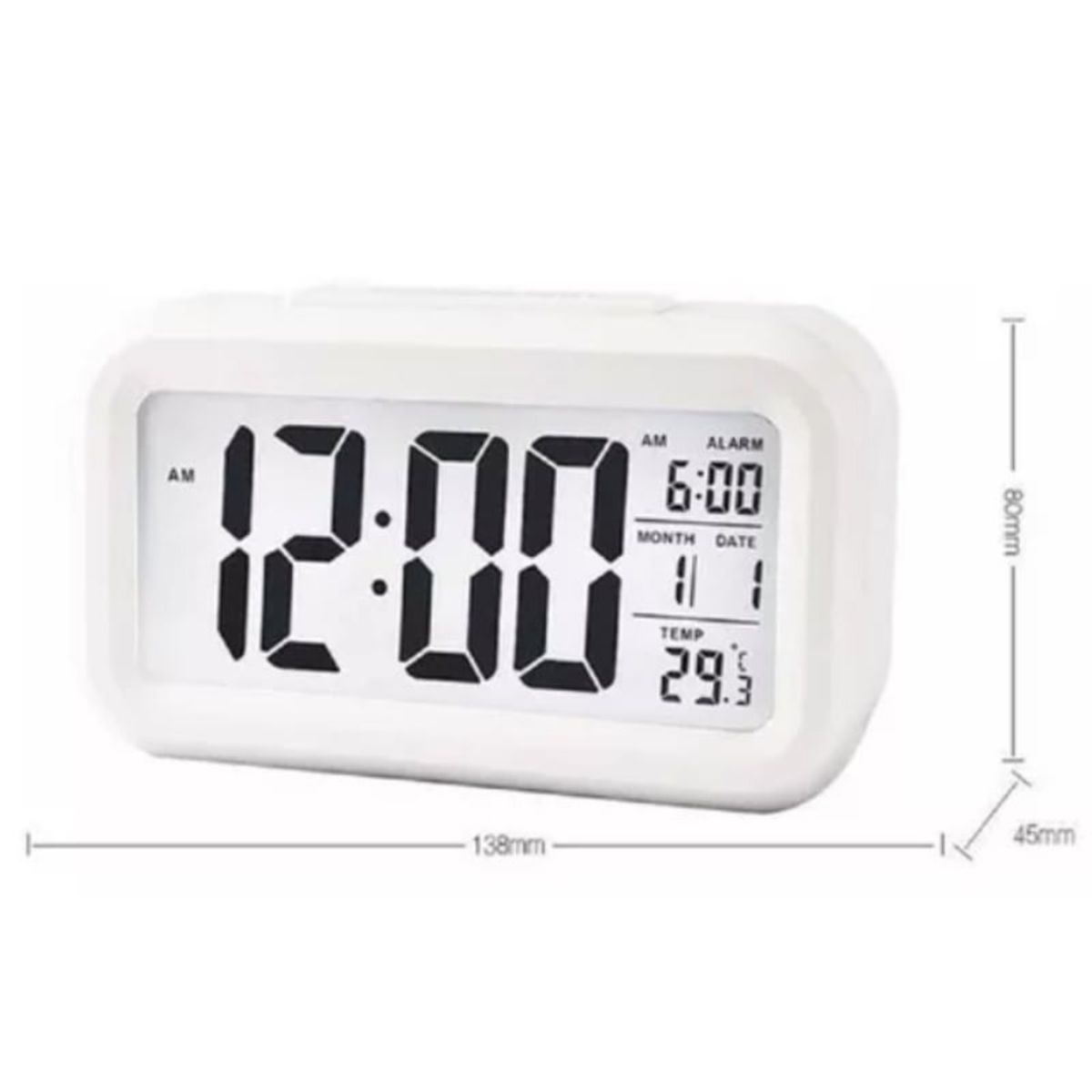 RELOJ DESPERTADOR DIGITAL LCD, marca GENERICO - Foto 2