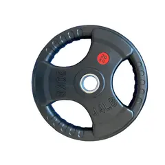 GENERICO - Disco olímpico engomado 20 kg 3 agarres