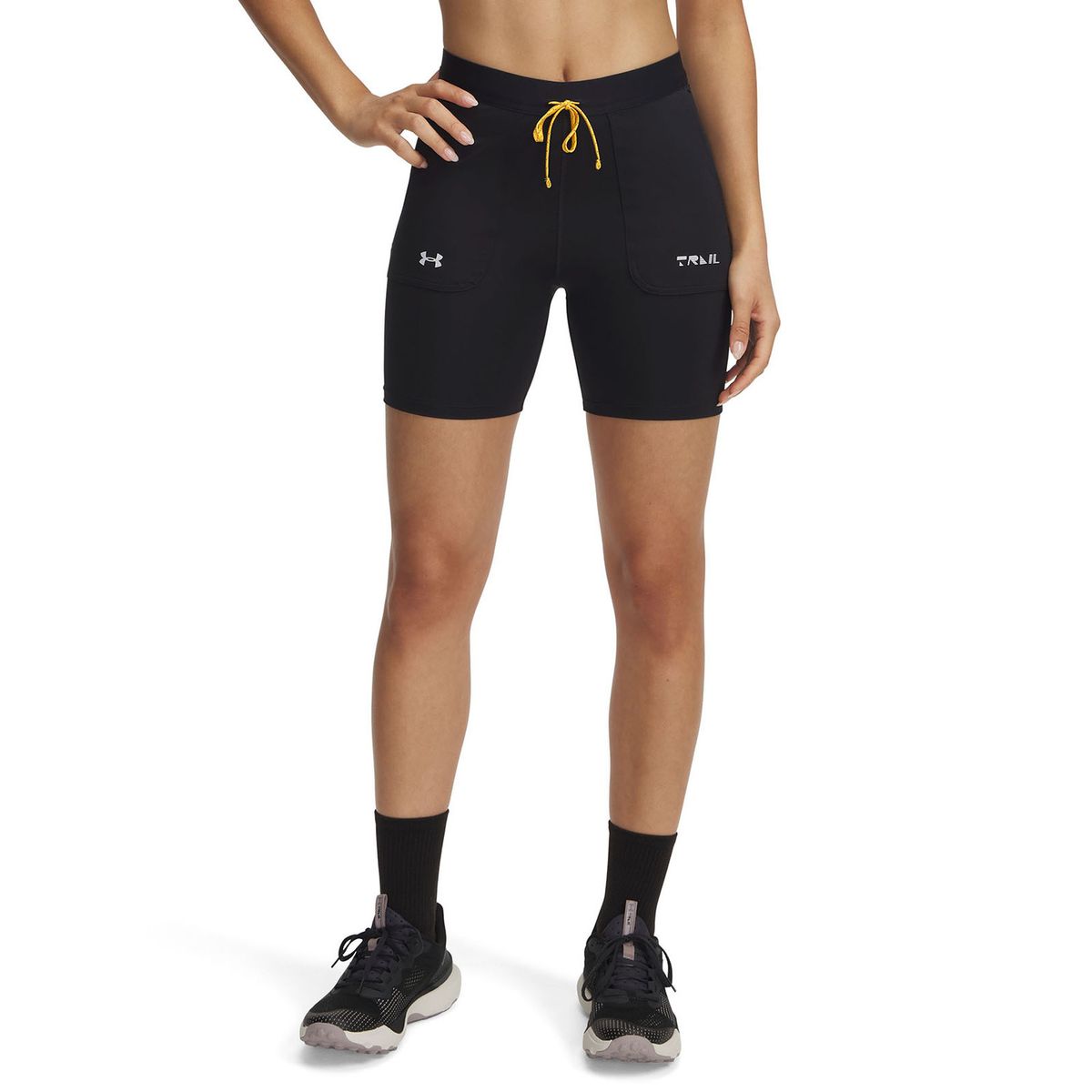 UNDER ARMOUR - Calza Ua Trail Run Fitted Negro Para Mujer UNDER ARMOUR