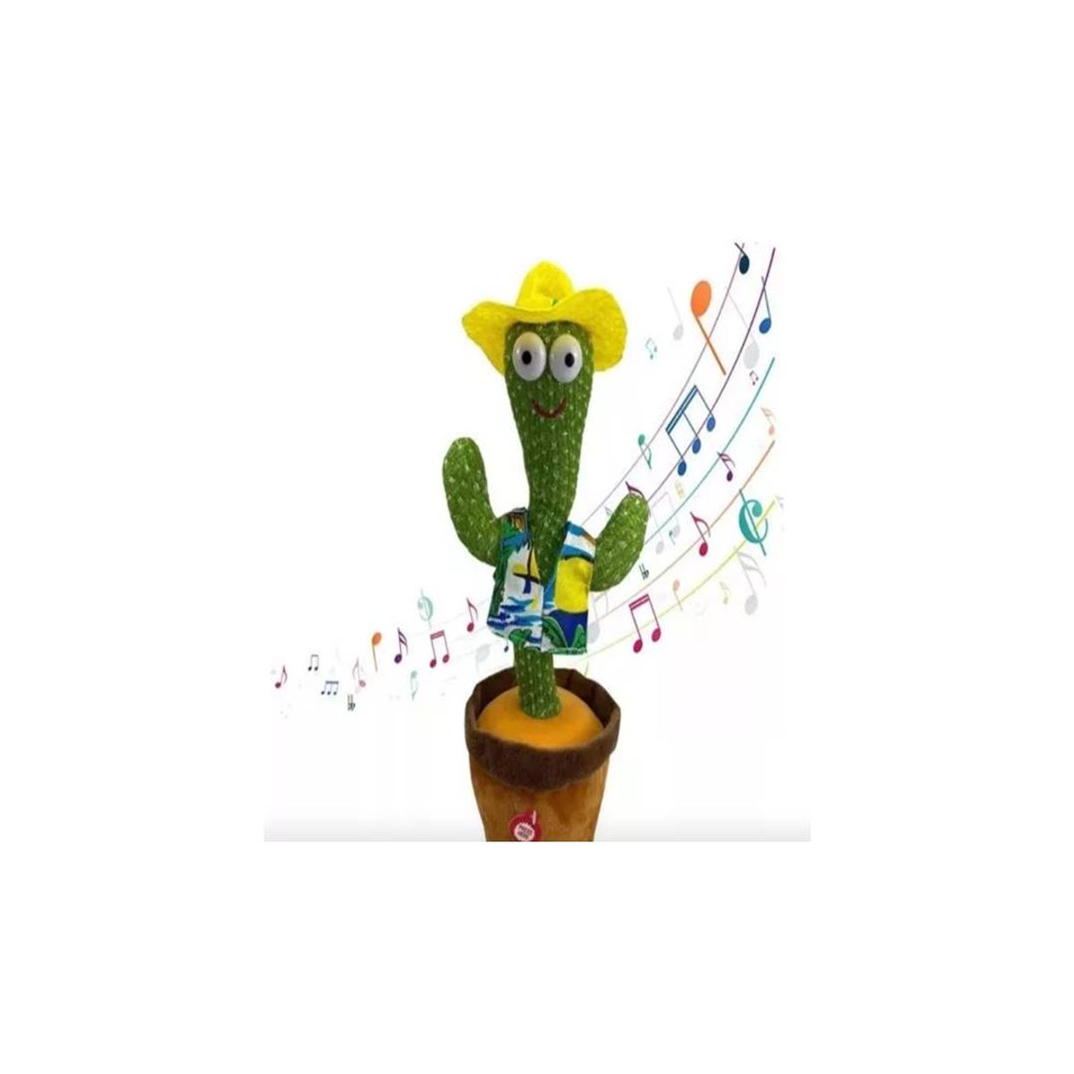 GENERICO - Cactus Bailarín 32 Cms Musical Juguete Interactivo