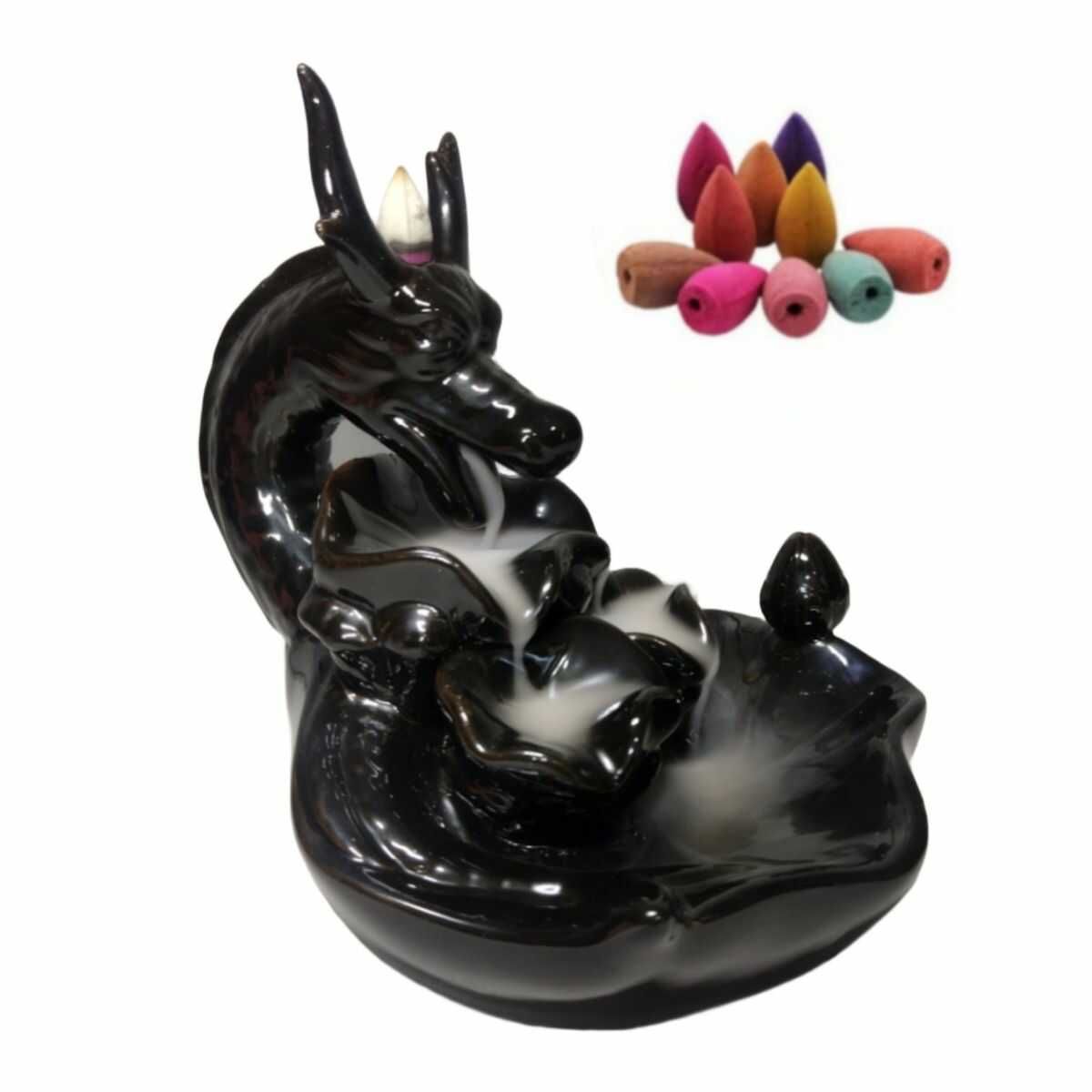 GENERICO - Cascada de humo Dragon + Inciensos de Regalo