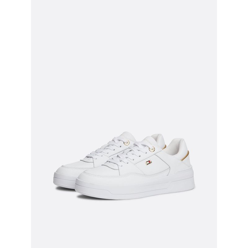 TOMMY HILFIGER - Zapatillas Essential Basket Con Logo Blanco Tommy Hilfiger