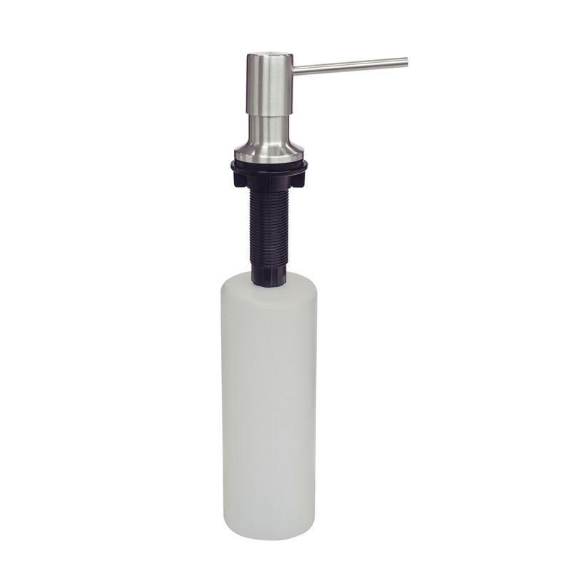 TRAMONTINA - Dispensador de jabón Tramontina de acero inoxidable con recipiente plástico 500 ml