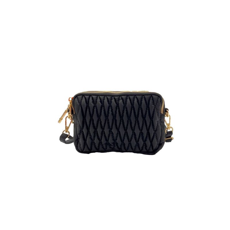 TODOPIEL - Cartera Tela Negro CRU37 Todopiel