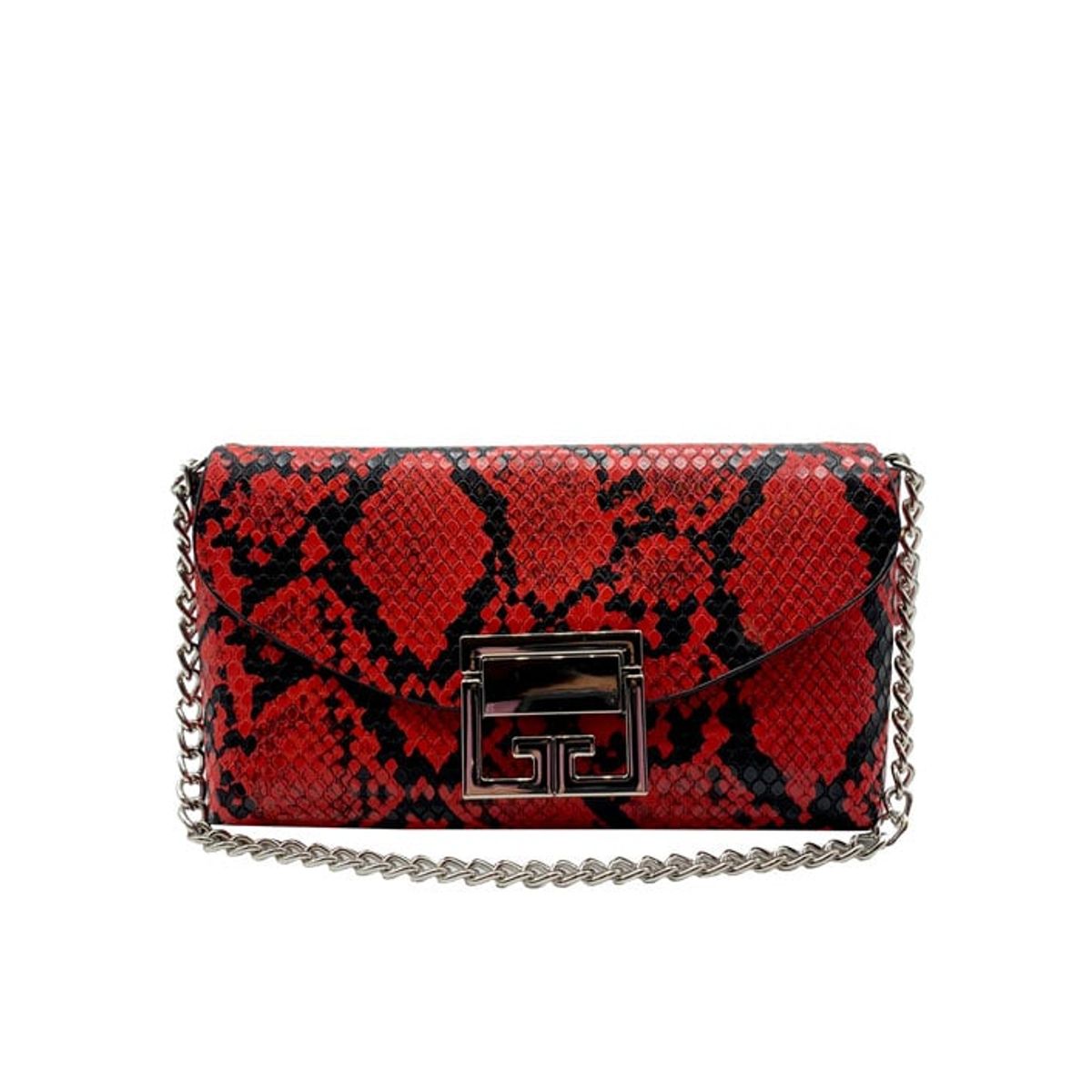 TODOPIEL - Cartera de fiesta Ecocuero Rojo CRS87 Todopiel