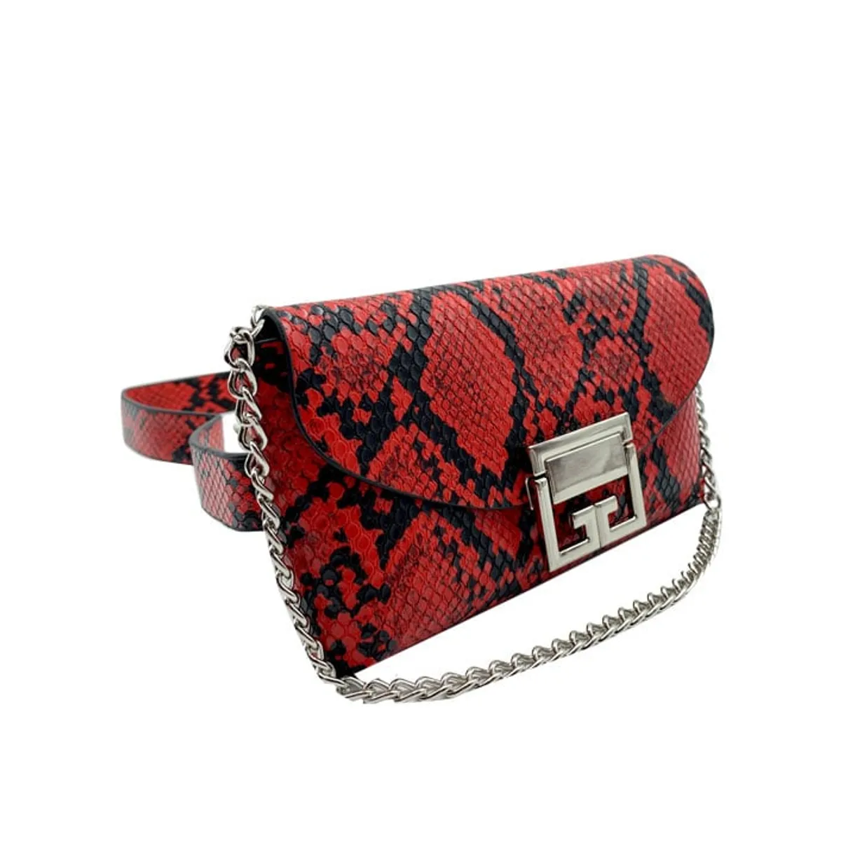 TODOPIEL - Cartera de fiesta Ecocuero Rojo CRS87 Todopiel