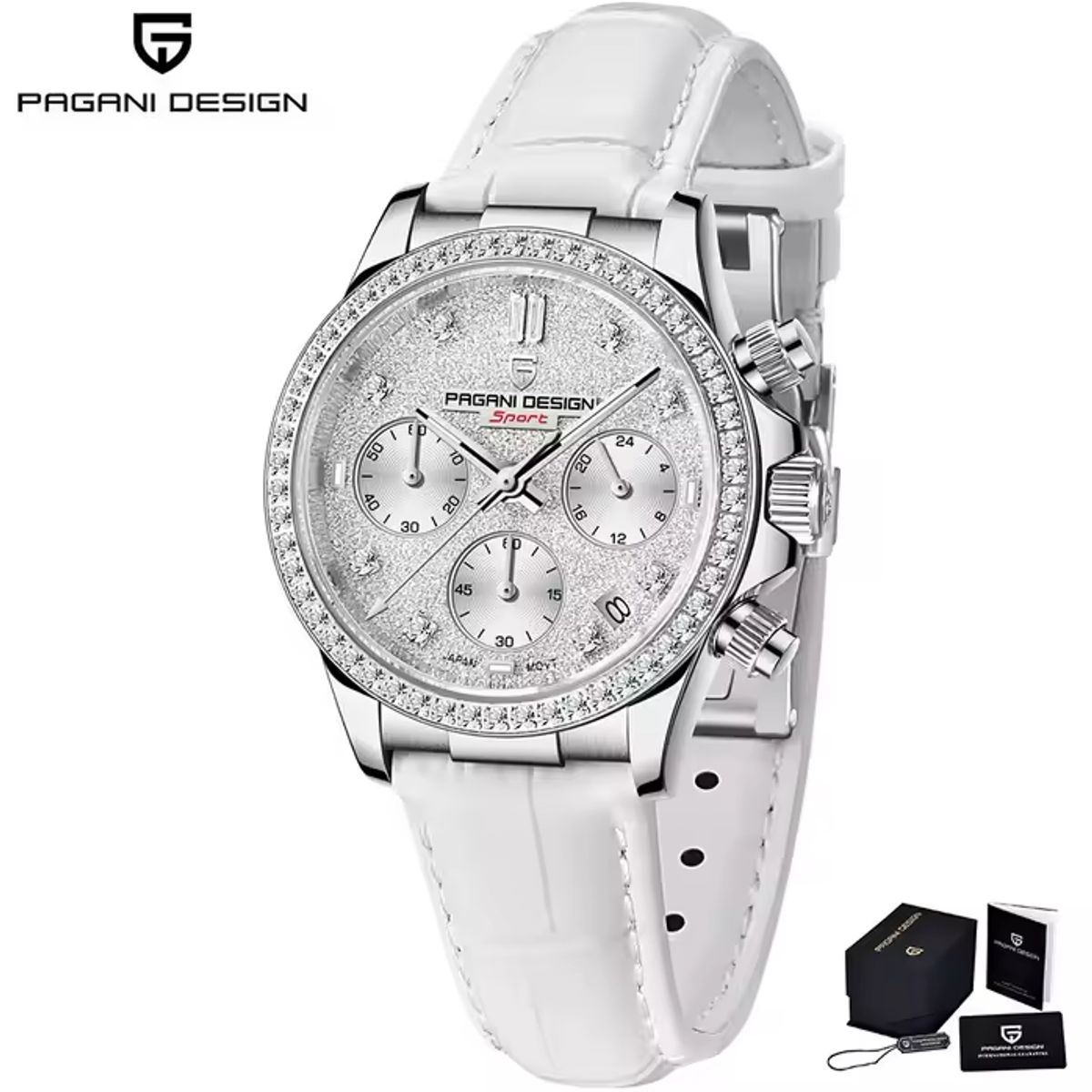 PAGANI - Reloj Pagani Dama de Cuarzo Multifuncional Cristal de Zafiro