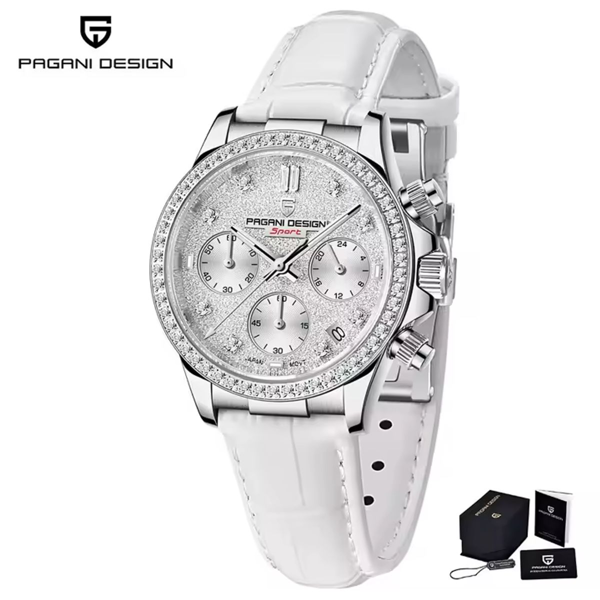 PAGANI - Reloj Pagani Dama de Cuarzo Multifuncional Cristal de Zafiro